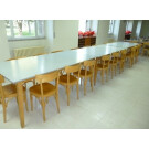 MESA DE COMEDOR GRANDE TABLERO BLANCO
